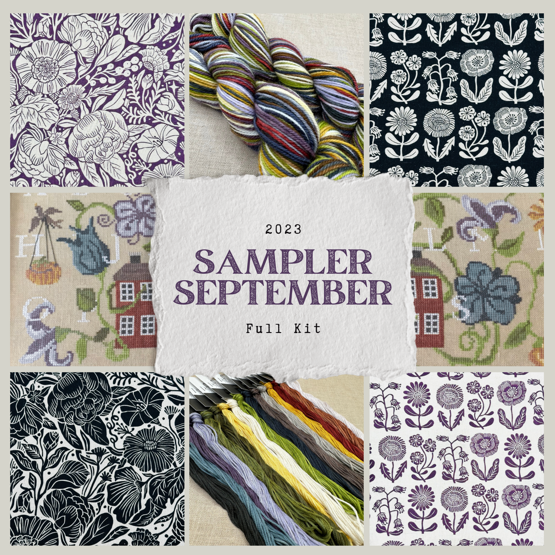 Maximum Cross Stitch, Evertote, Roxy Floss Co, and Timber Yarns - Samp