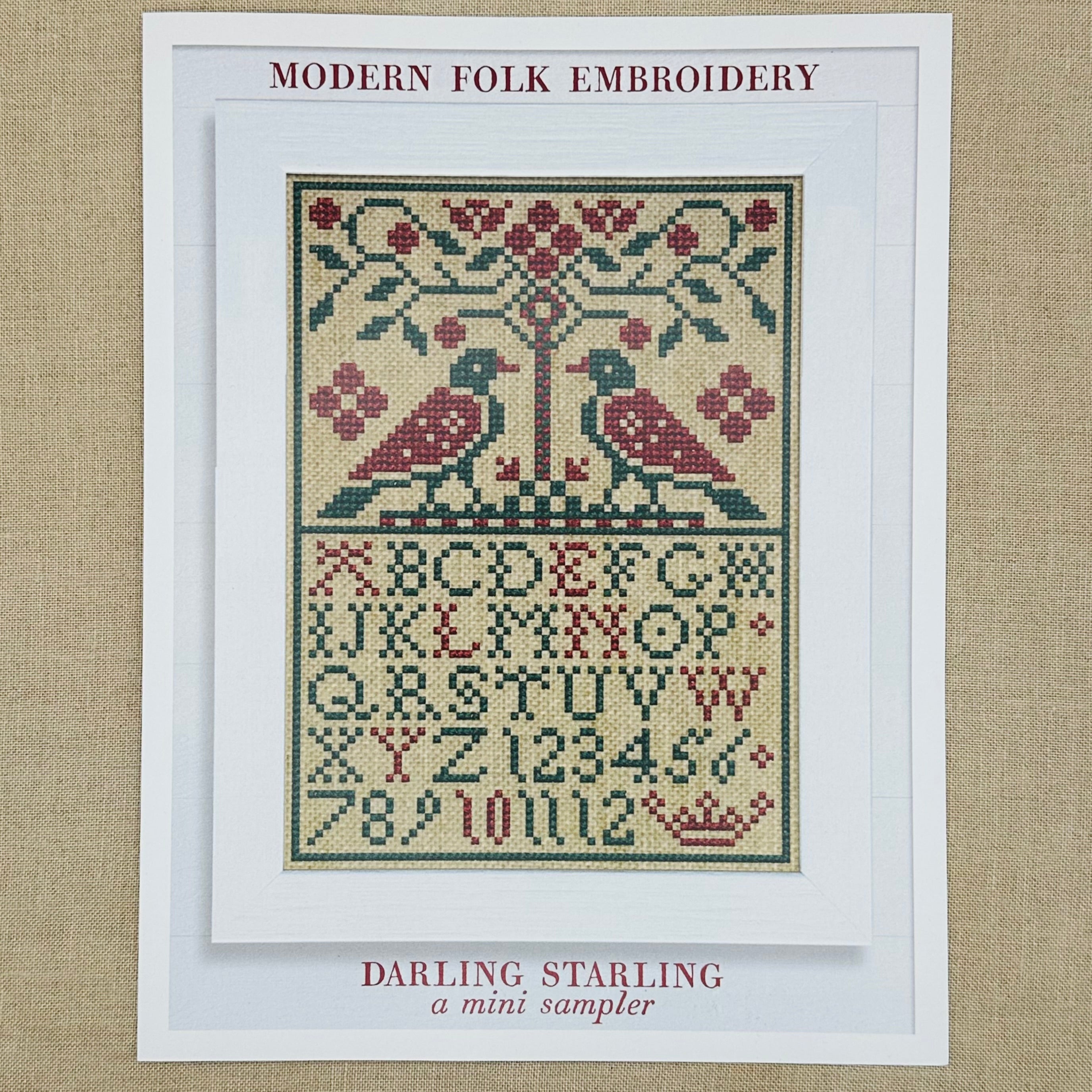 Modern Folk Embroidery - Song of the Nightingale - Booklet Chart with –  Evertote