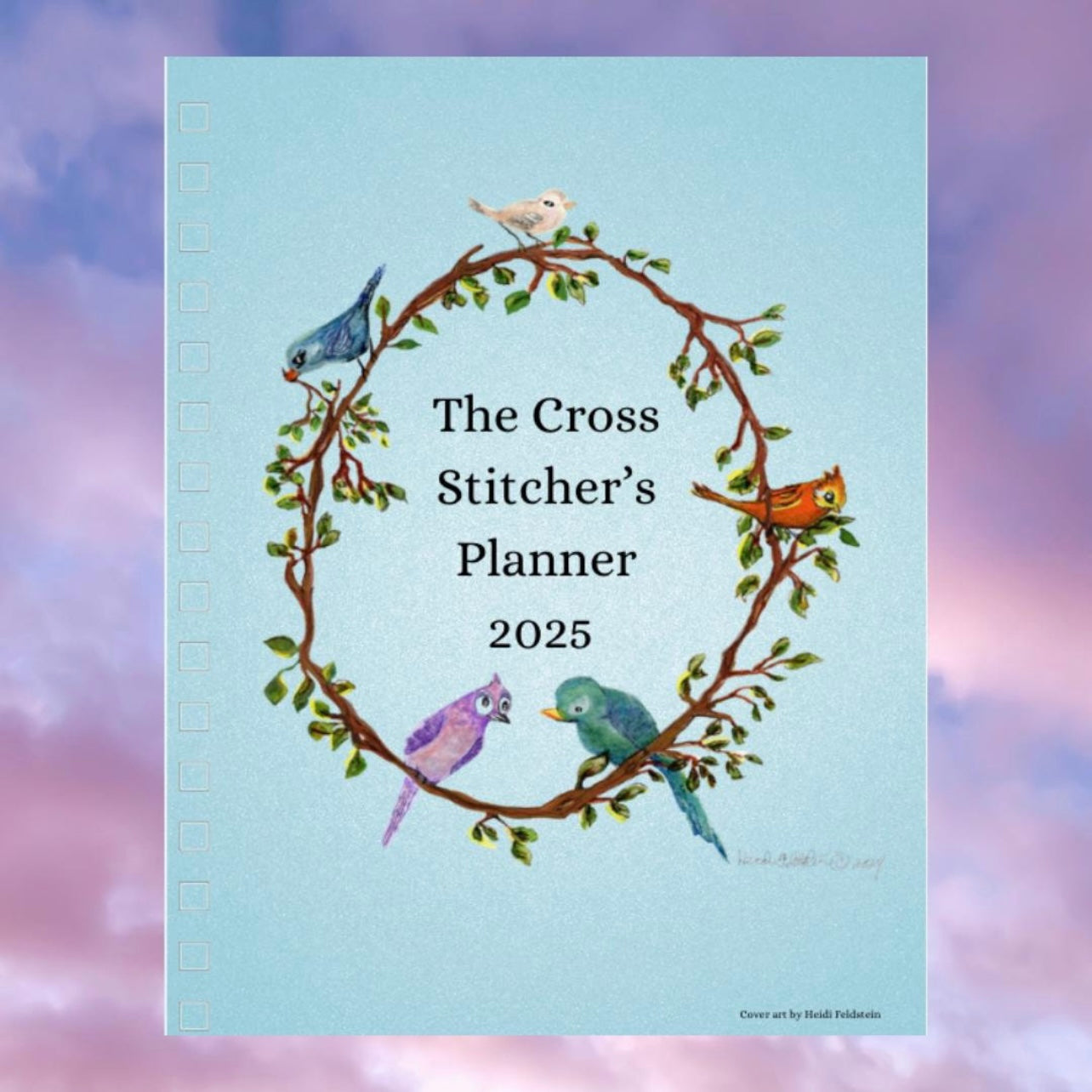 My Crazy Life Lori 2025 Cross Stitch Planner Spiral Bound Notebook