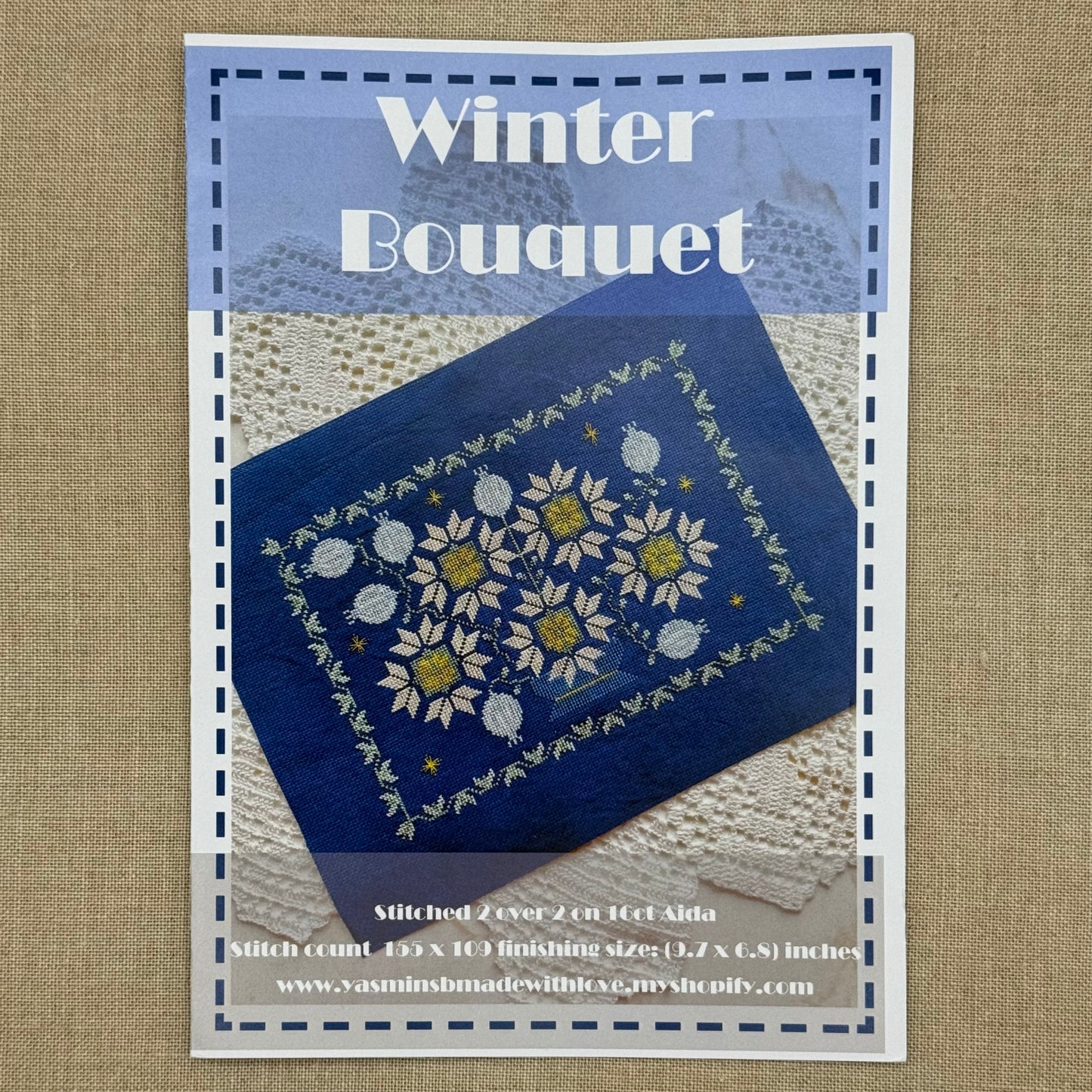 Yasmin's Made with Love - Winter Bouquet - Chart and/or Roxy Floss Pack