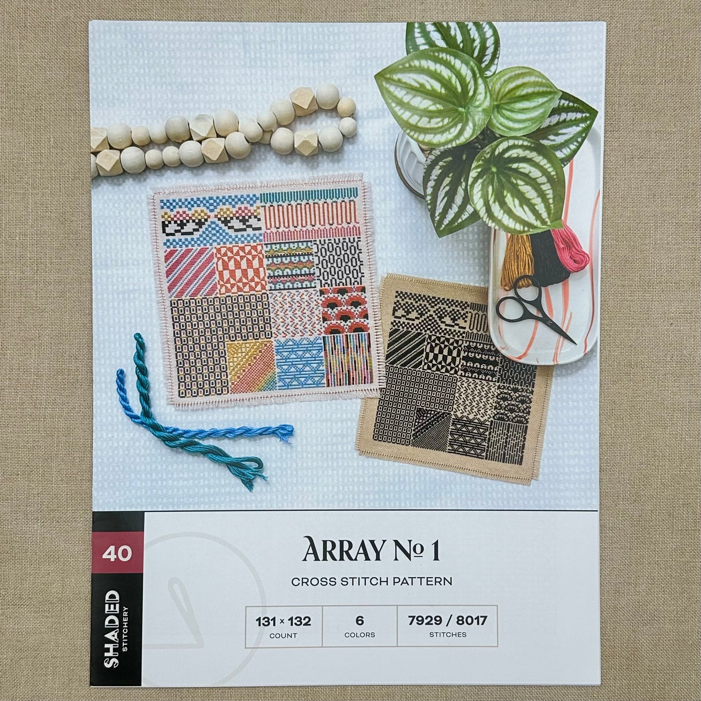 Shaded Stitchery - Array No. 1 - Booklet Chart and/or Roxy Floss Conversion