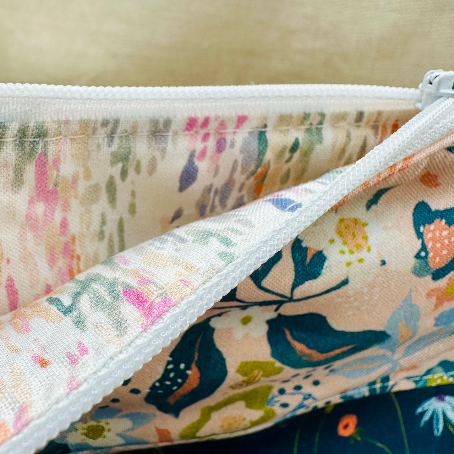 Spring Quackers  - Project Bag with Coordinating Notions Pouch